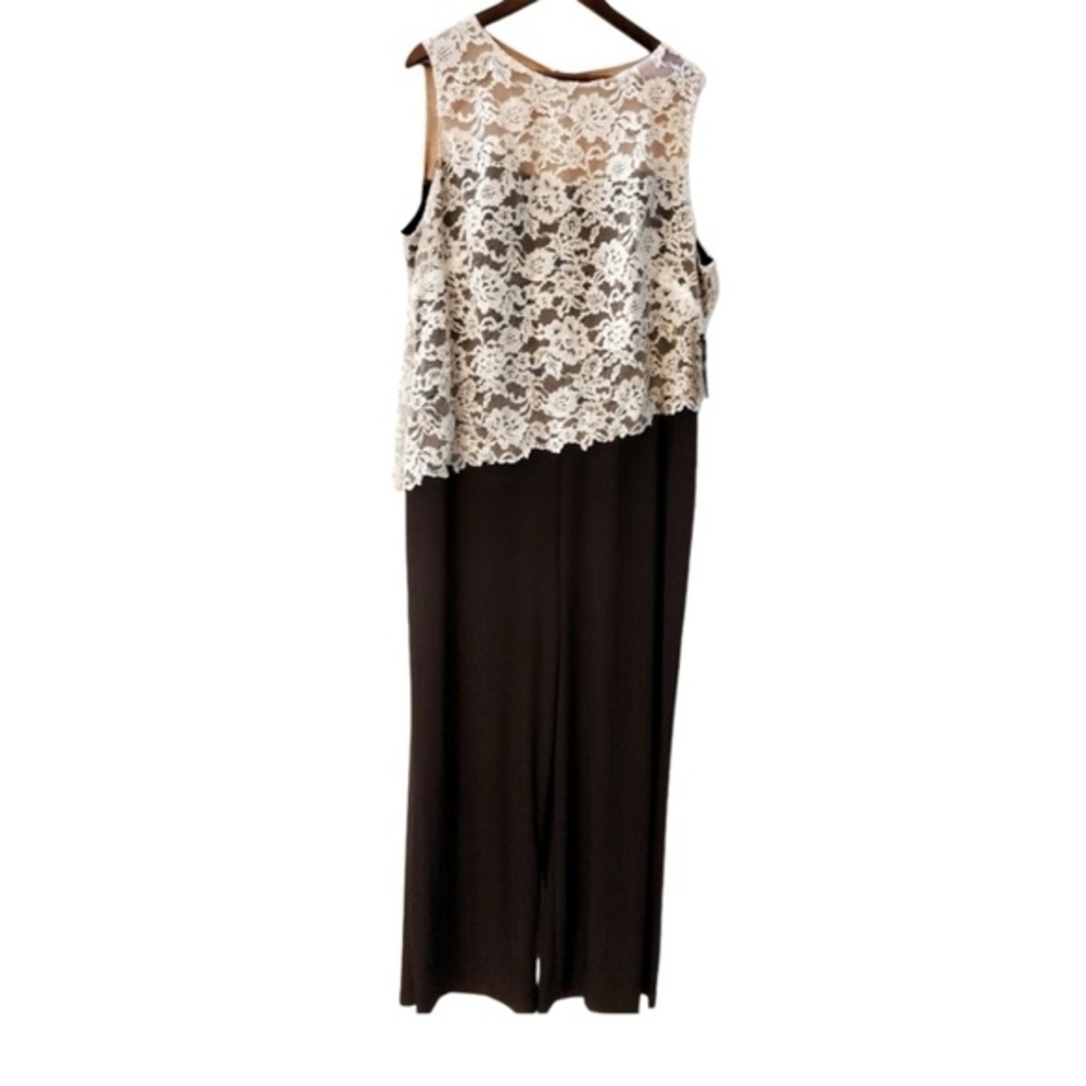 Lauren Ralph Lauren Wide Leg Lace Jumpsuit - Picture 3 of 3